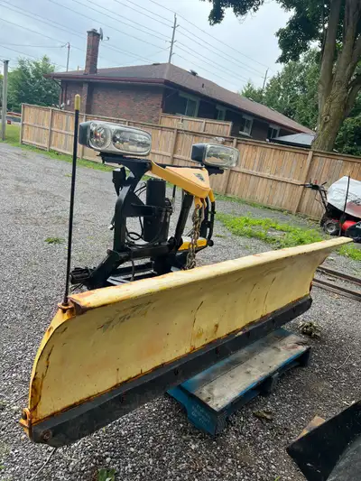 If posted then it’s available 7’6” SD series fisher snow plow Straight blade 3 plug system Minute mo...