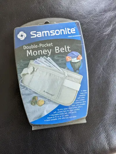 Samsonite Double Pocket Money Belt, View more