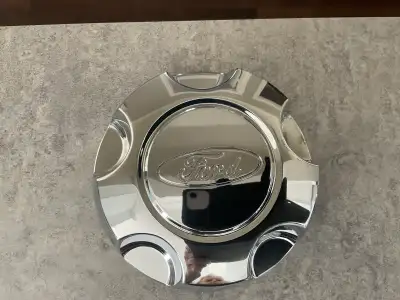 Cache moyeux - center cap Wheel caps (4). D’origine et neuf Chrome plates - silver Pour Ford Ranger