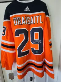 Leon Draisaitl Autographed Edmonton Oilers Jersey