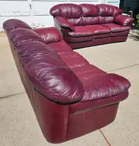 Leather Couches $250 Each. Delivery Available