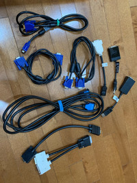 Various Video Cables / Adapters 