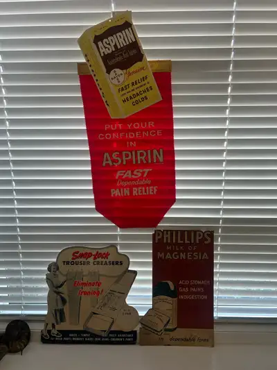 Vintage Signs-Cardboard, View more