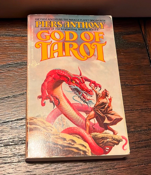 Fantasy Novel Piers Anthony God of Tarot Rare Book For Sale in Fiction in Oakville / Halton Region