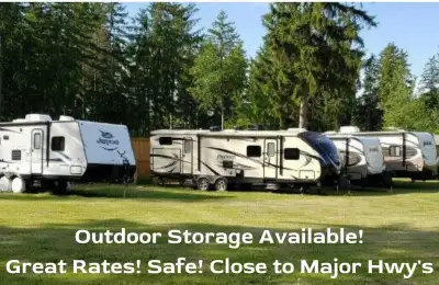 Safe and secure parking for Trailers, Boats, RV’s, Seasonal Long Term Storage, Security Cameras 24/7...
