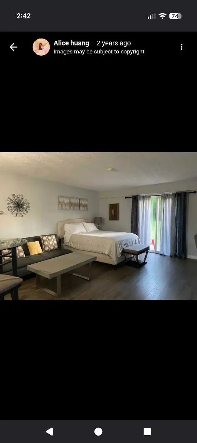 1 amd 2 bedroom room for rent