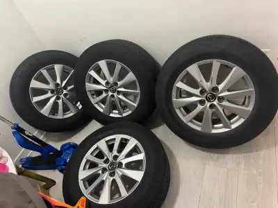 I am currently selling these original Rims and Tires 235/65/R17 No Dents/Cracks on the rims Buy Conf...