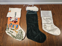 3 Christmas stockings