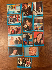 Lot of 13 1971 Partridge Family Trading Cards Blue Border