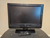 LCD TV with stand