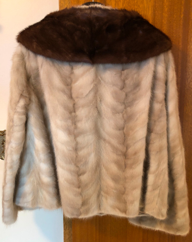 VINTAGE 1960s MINK PAW FUR COAT (SIZE 10) in Women's - Tops & Outerwear in Regina - Image 4