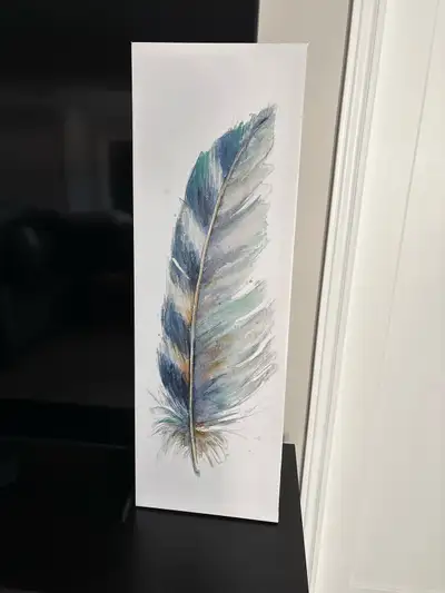 Feather Watercolour, View more