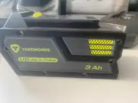 Yardworks 3amp/40V yardworks battery 