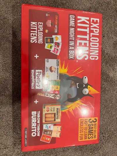 Exploding Kittens Game Night in a Box, View more