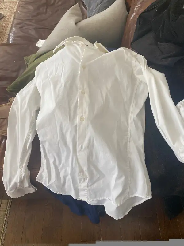 MENS ZARA man super slim small white shirt -$20 in Men's in Markham / York Region - Image 3
