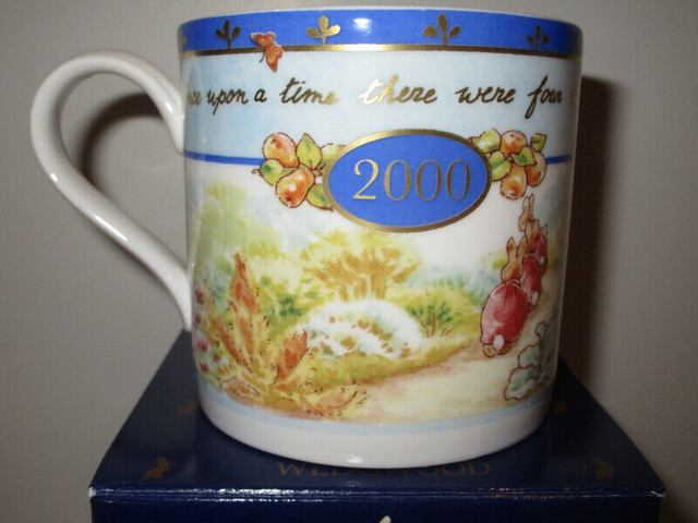 NEW IN BOX WEDGWOOD PETER RABBIT MILLENNIUM MUG in Arts & Collectibles in Hamilton - Image 2
