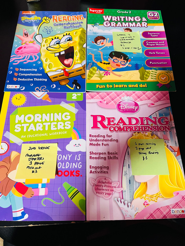 Brand new and unused Kindergarten-grade 5 Math and English books in Children & Young Adult in Mississauga / Peel Region - Image 4