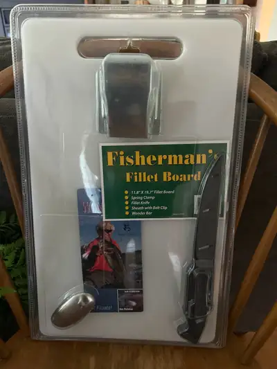 The Cabela's® Fillet Board Kit includes everything you'll need to fillet your catch. The 20"L x 12"W...