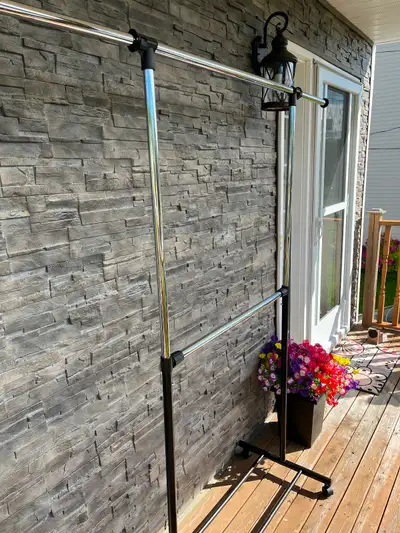 Clothes rack on wheels, View more
