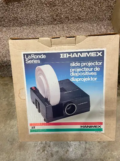 HANIMEX SLIDE PROJECTOR INTERVIDEO SCREEN PROJECTOR CASES