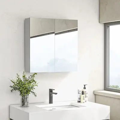 24" x 24" Medicine Cabinet, Wall Mounted Bathroom Mirror Cabinet, View more