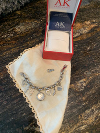 Anne Klein AK Charm bracelet Watch/ OBO