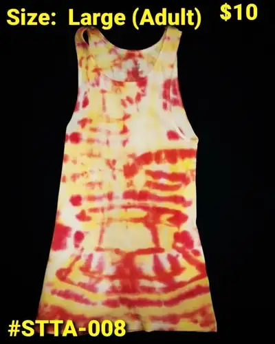 MENS Acid Wash Tie Dye NEW TANK TOPS & MUSCLE SHIRTS Size LARGE, View more
