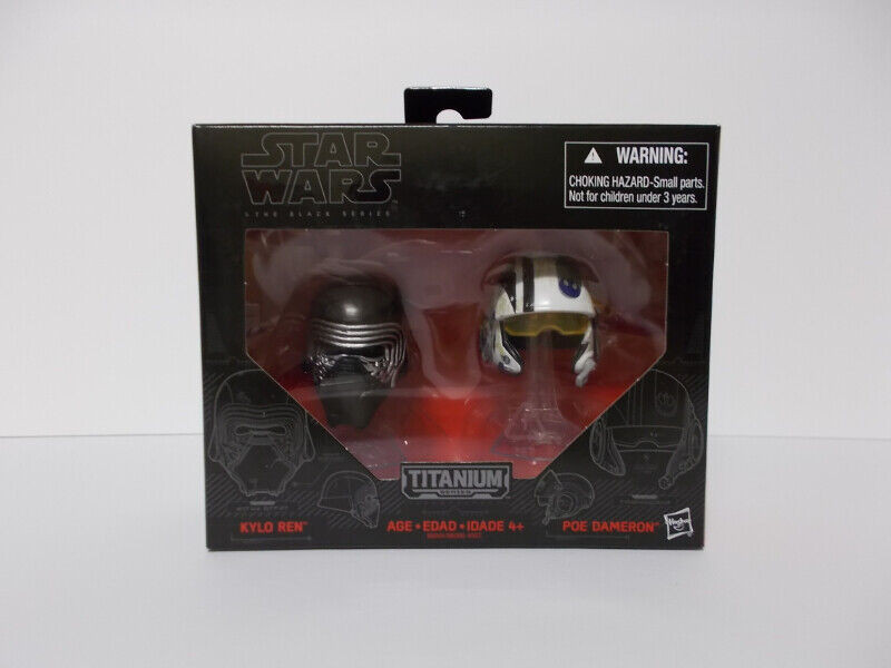 Star Wars Black Series - Titanium Series Helmet - Kylo & Poe for sale  