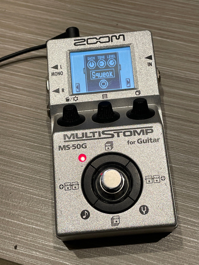 Zoom MS-50G Amp Modeling Guitar Effect Processor in Amps & Pedals in Winnipeg