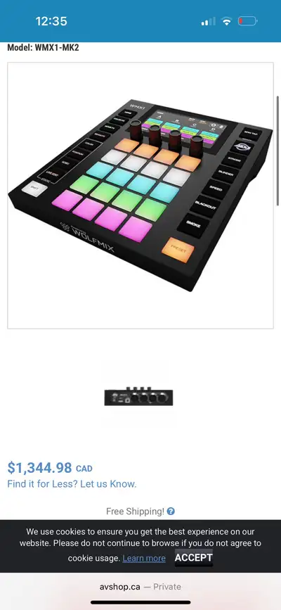 wolfmix DMX light control board, View more