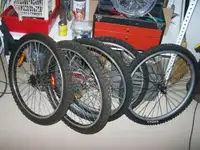 Used Aluminum Alloy Mountain Bike Wheels.