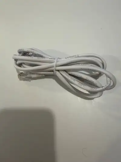 6ft foot white Cat5e ethernet cable, View more