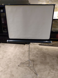 30" x 40" PORTABLE AND COLLAPSIBLE PROJECTION SCREEN