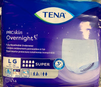 Tena PRO SKIN Overnight Disposable Diapers/ Underwear - Unisex