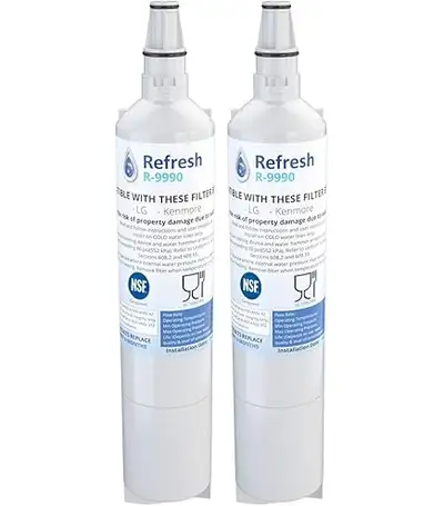 2 brand new unopened water filters. Replacement for LG 5231JA2006, 5231JA2006A, 5231JA2006B, LT600,...