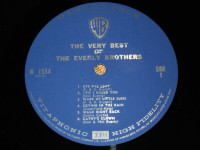 The Everly Brothers - The very best of (cda 1963)  LP
