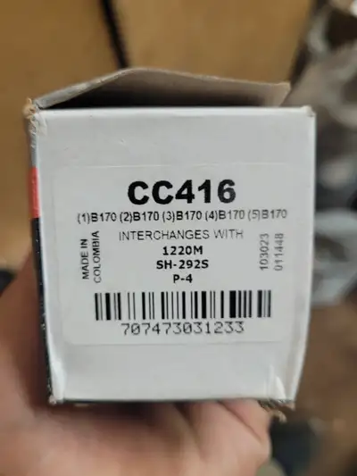 Brand new box of Pontiac v8 cam bearings from enginetech CC416 Pickup Scarborough.