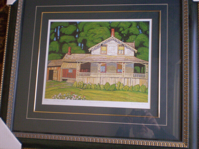 Lauren Harris - " House in Barrie " - Limited Edition Print - in Arts & Collectibles in Kitchener / Waterloo - Image 2
