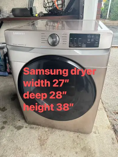 Good condition Samsung Dryer $280, View more