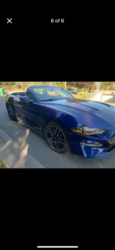 Ecoboost Premium 2018 convertible manual gears. mileage is 71,000km. Excellent condition Mature owne...