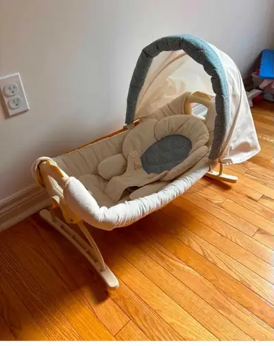 ikea sniglar crib and graco cuddle cove rocking, View more