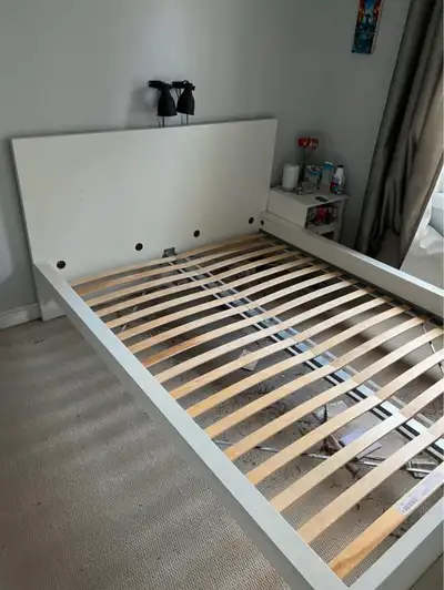 Queen bed frame with storage, View more