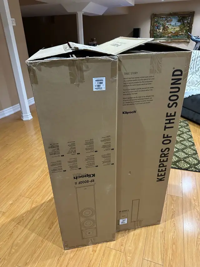 Klipsch RP8000FII empty boxes for sale in Speakers in Markham / York Region - Image 4