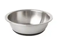 Dog bowls - stainless steel with non-slip bottom - $15 for both