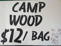 Camp wood bags for sale (marmora) highway 7