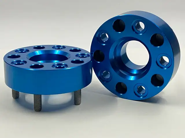 Spidertrax WHS024 Wheel Spacers Blue 1.75 inch Thick 5 on 5”