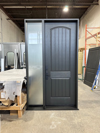 Brand new 8 foot tall fiberglass door 