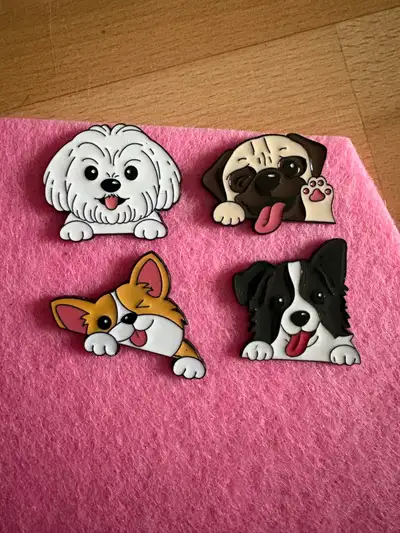 Dogs Enamel Pins $5 each firm, View more