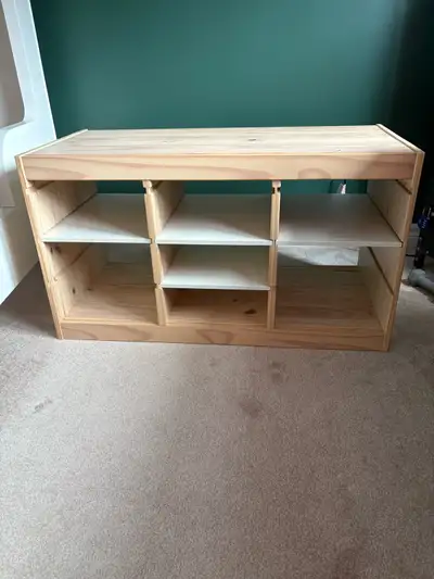 Includes some shelves and bins. Excellent condition. Located in Russell.