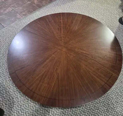 Aro Extendable Walnut Solid Wood Dining Table Top, View more